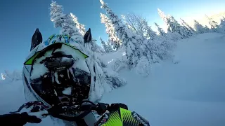 2018 Arctic Cat Ascender Hardcore EVO - early powder days wheelies, thrills and spills