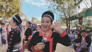 Nrog Pog Nplaum (Cua Yaj) Tham | Khek Noi Hmong New Year 2023-2024 | DJI Osmo Pocket 3