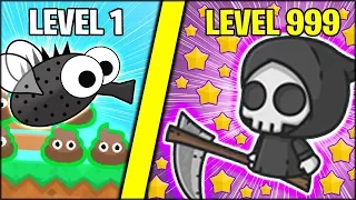 THE STRONGEST "GRIM REAPER" ANIMAL EVOLUTION!! // Flyordie.io Update New .io Games (Like Mope.io)