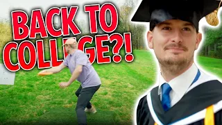 Loser Has To Get Accepted Back To College?! | Brand New Disc Golf Course