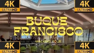 【4K】WALK Recorriendo el Buque Francisco Viajando de Buenos Aires a Montevideo | Buquebus