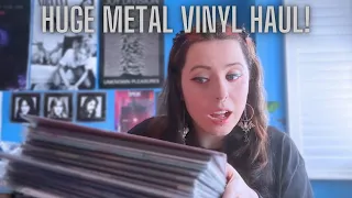 HUGE METAL VINYL HAUL! || Vinyl Community