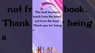 Happy Teachers' Day | Thank you, Teachers!