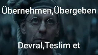 Rammstein Deutschland Türkçe ve Almanca Altyazı