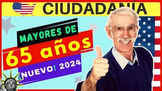 2024 EXAMEN de ciudadanía americana: INFORMACIÓN IMPORTANTE 65 años o más - 20 preguntas y consejos