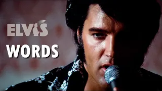 ELVIS PRESLEY - Words  (New Edit) 4K