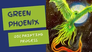 Phoenix oil painting