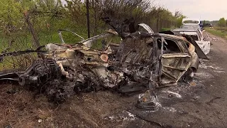 В Харьковской области обстреляна гражданская автоколонна