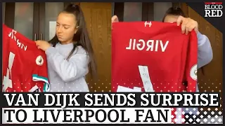 Heart-warming moment as young Liverpool fan receives special surprise from Virgil van Dijk