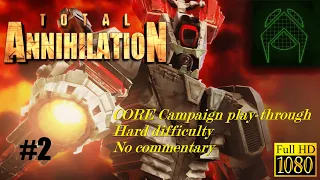 [Longplay, No Commentary] Total Annihilation (PC, 1997) 1080p Hard CORE Campaign Play-through