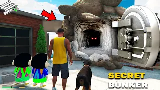 GTA 5 : Franklin & Shinchan Found A Secret Hidden Mountain Bunker In GTA 5 ! (GTA 5 Mods)