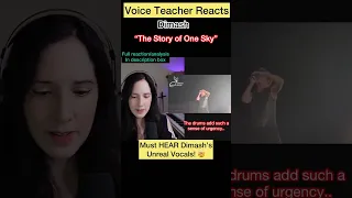 You NEED to Hear Dimash’s vocals | The Story of One Sky - Vocal Coach Reacts 🤯#shorts #dimash