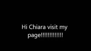 Hello Chiara / Ciao Chiara