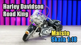 Harley Davidson Road King Maisto Skala 1:18