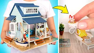 Miniaturowy plażowy domek na morza dnie! 🏡 🌊