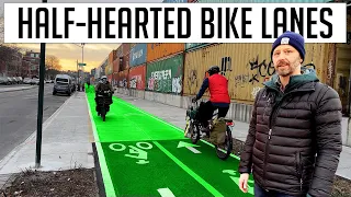 The risks of half-hearted bike lanes (in New York City)