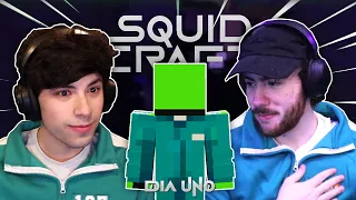 Dream Team y Amigos en los SquidCraft 2 - Día #1 | Sub. Español
