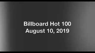 Billboard Hot 100- August 10, 2019