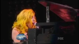 Lady Gaga - You & I - Clip from Monster Ball Tour - American Idol 2011 Top 4 Results Show - 05/12/11
