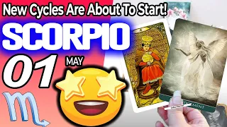 Scorpio ♏️ 🌞New Cycles Are About To Start❗️🤩 horoscope for today MAY  1 2024 ♏️ #scorpio tarot MAY