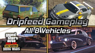 GTA Online: Los Santos Drug Wars ALL Dripfeed Vehicles Showcase! (Gameplay, Customization, and More)