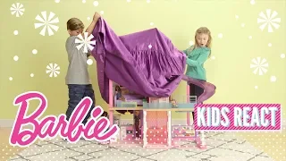 @Barbie | Kids React to the Barbie Dreamhouse