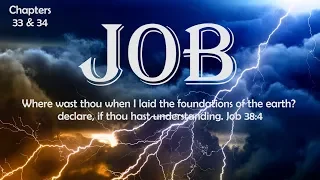 Job chapters 33 & 34 Bible Study