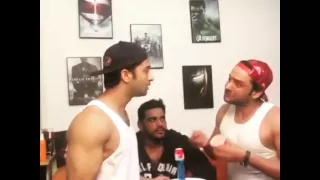 BIG BOSS SAURAV GURJAR DUBSMASH WITH SHAHEER SHEIKH AND ROHIT BHARWAJD