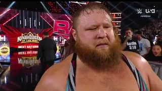 WWE RAW 5/13/2024 - Chad Gable Embarrasses Otis & Slaps Him On The Entrance Ramp