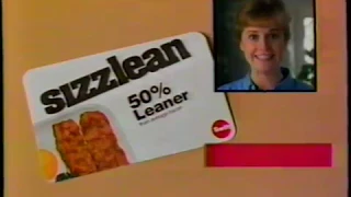 1985 Sizzlean "Move over Bacon" TV Commercial