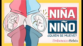 ¿NIÑA o NIÑO? 😁🤰🏻 ¿Quién se MUEVE más y primero? ¿Quién se FORMA más rápido?