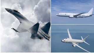 Российский Су 35 устроил «турбулентность» американскому разведчику P 8A Poseidon