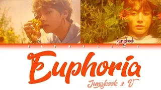 How Would JUNGKOOK and V sing 'EUPHORIA' by JK(Color Lyrics Eng/Rom/Han)(FANMADE)