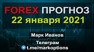 Форекс стратегия . Прогноз рынка форекс на 22 января 2021