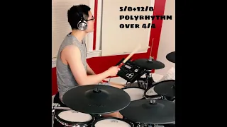 Mindblowing polymeter drum fill for intermediate drummers