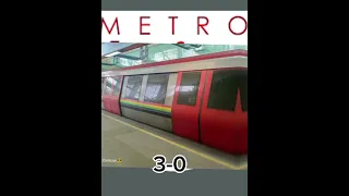 Metro dé Los Teques Alstom S8 vs Alstom Metrópolis S9