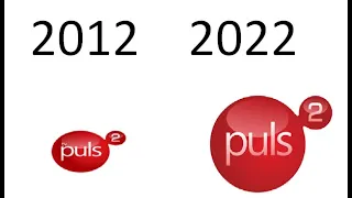 Ewolucja loga Puls 2 2012-2022