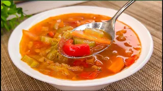 Blood sugar levels drop instantly! This Vitamin Vegetable Soup recipe is a treasure!