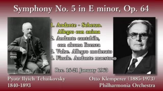 Tchaikovsky: Symphony No. 5, Klemperer & The Phil (1963) チャイコフスキー 交響曲第5番 クレンペラー