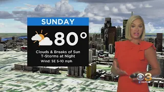 Philadelphia Weather: Downpour/T-Storm Chance Sunday Night