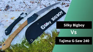 Silky Bigboy vs Tajima G-Saw 240 | Test pił | Bushcraft z piesem