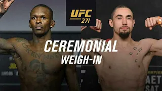 UFC Ceremonial Weigh-In MUSIC (Part 2 of 3) - Vocal Cut - *Exclusive*