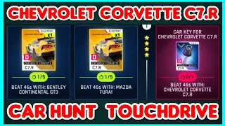 Asphalt 9 - CHEVROLET CORVETTE C7R Car Hunt Touchdrive Guide