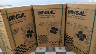 बाप खरीदे बेटे के बाद पोता भी चलाए! VANSAL RHINO BLAST AIR COOLER FULL SPECIFICATIONS 💨💨⚡