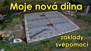 Stavba garáže/ dílny svépomocí #1 základy