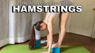 Hamstring Strength and Flexibility | Follow along stretch for dancers and ballet technique