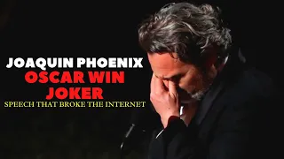 The SPEECH That BROKE The Internet | Joaquin phoenix oscar win joker | motivation video 2021