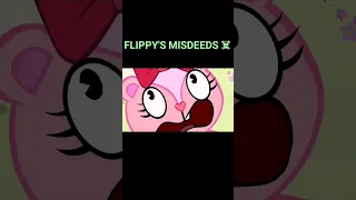 FLIPPY'S MISDEEDS ☠️ #happytreefriends2022 #shorts #flippyxflaky #htf2022