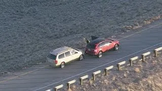 Raw Video: Carjacking in Amber Alert Chase