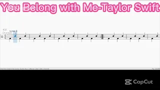 You Belong with Me-Taylor Swift (Drums)